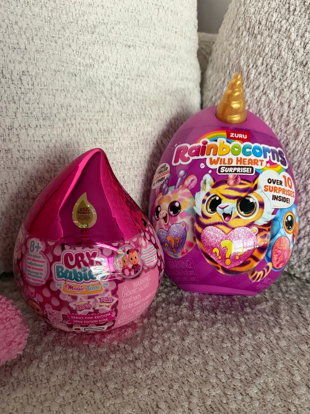 Cry Babies Magic Tears ROSE PINK Discontinued Edition! Rainbocorns Wild Heart